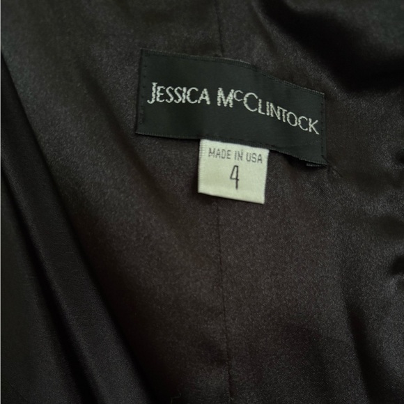 Jessica McClintock Vintage Strapless Party Cocktail Dress - Picture 13 of 14